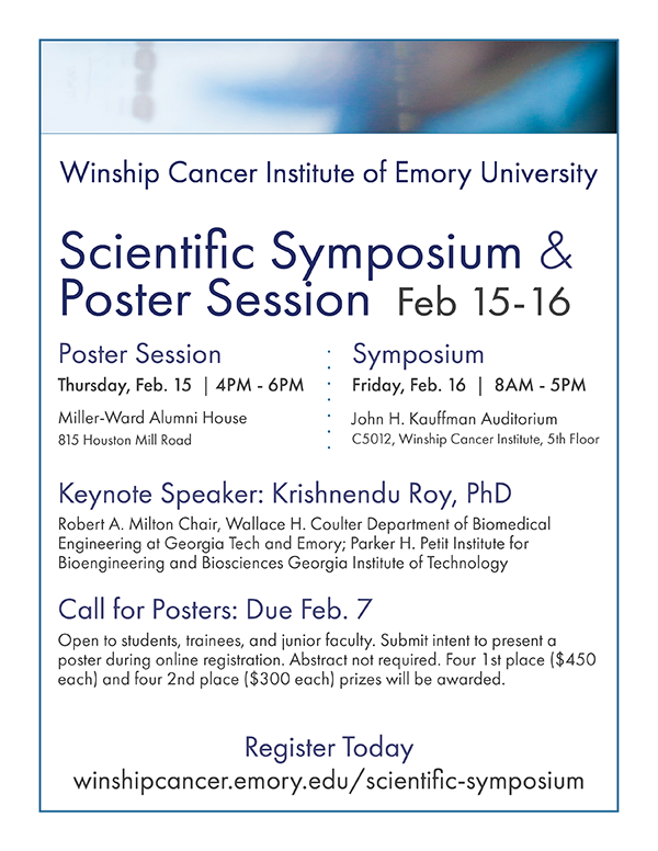 Symposium and Poster Session Flyer