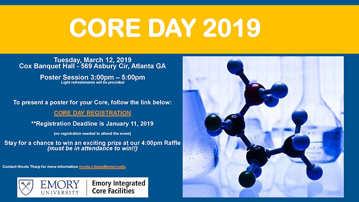 Flyer - Emory Core Day 2019