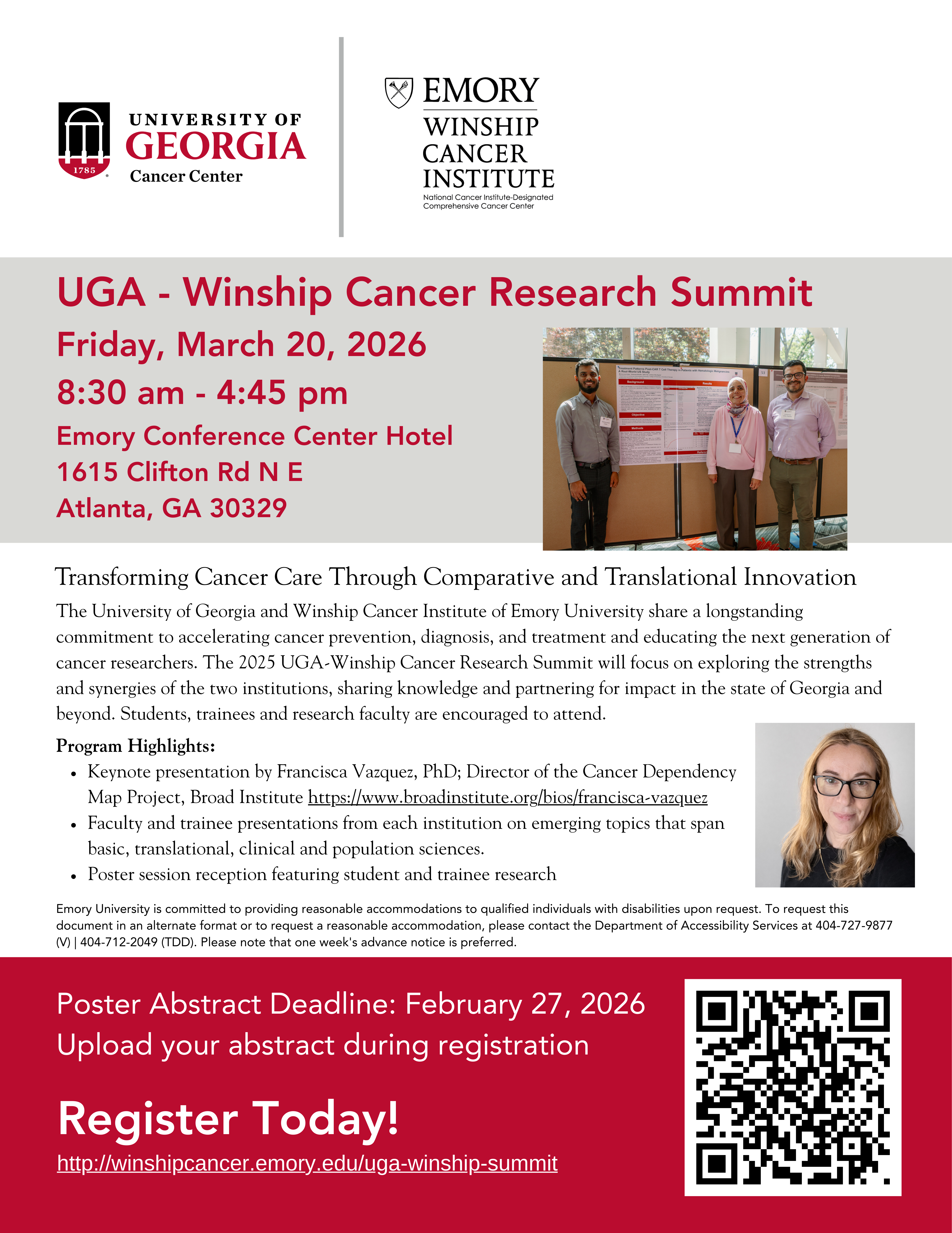 2026 UGA-Winship Cancer Research Summit